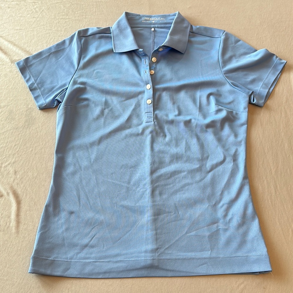 Nike Golf Light Blue Collared Shirt